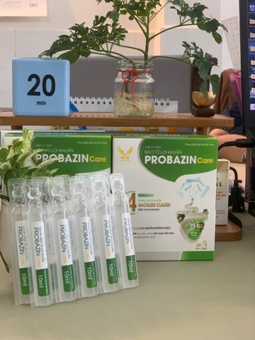 (Chính hãng) COMBO 2H Men Vi Sinh 4 Tỷ Bào Tử Lợi Khuẩn [TPBVSK 2H Probazin Care 4 tỷ]-H/20 ốngx10ml