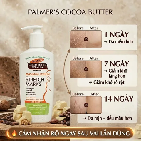 Kem dưỡng da rạn Palmer's Cocoa Butter Massage Lotion