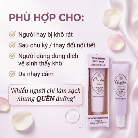 Gel giảm ngứa vùng kín Rogé Cavaillès Gel Crème Intime Hydratant 40ml – Gel Dưỡng Ẩm ,giảm kích ứng ,Dịu Nhẹ Chính Hãng Pháp