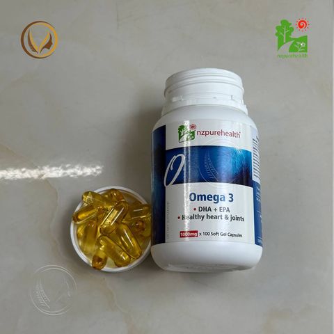Viên uống dầu cá Omega 3 NZ Pure Health Omega 3 EPA + DHA 100 viên