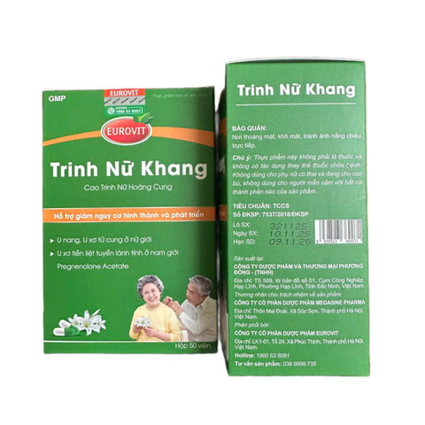 Viên U Hỗ Trợ Trinh Nữ Hoàng Cung - Giảm Nguy Cơ U Xơ Tử Cung, U Nang Buồng Trứng, Tăng Cường Sức Đề Kháng - 50 Viên