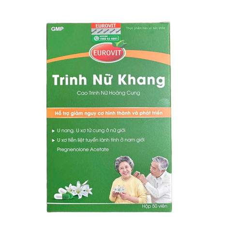 Viên U Hỗ Trợ Trinh Nữ Hoàng Cung - Giảm Nguy Cơ U Xơ Tử Cung, U Nang Buồng Trứng, Tăng Cường Sức Đề Kháng - 50 Viên