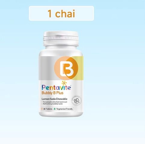 Pentavite bổ sung 8 loại vitamin nhóm B, loại nhai ngon (hàng mới, date mới)