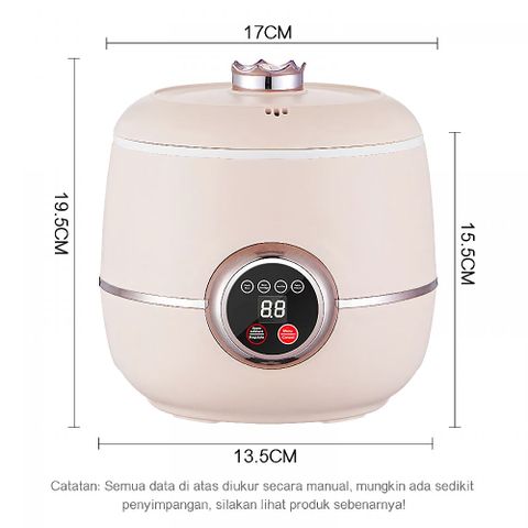 Nồi Cơm Điện Thông Minh Đa Năng Chống Dính Có Màn Hình 2L 