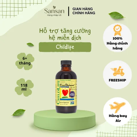 TPBVSK Siro ChildLife Essentials First Defense tăng đề kháng 118ml - Nội địa Mỹ