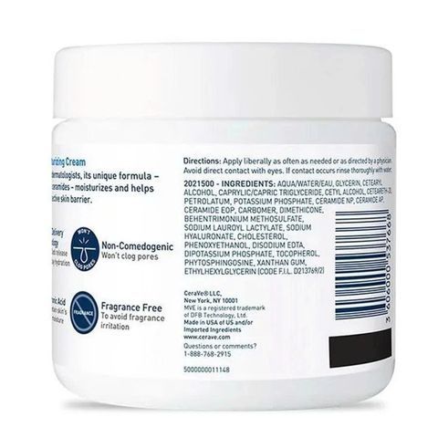 (Cao Cấp) Kem dưỡng da giữ ẩm cho da khô CeraVe Moisturizing Cream 453g x2 Chính Hãng