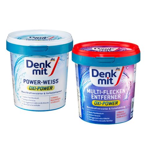 Bột Tẩy Trắng Quần Áo Denkmit Oxi Power - Giải Pháp Tẩy Vết Bẩn và Khử Mùi Hiệu Quả, Hộp 750gr Đức