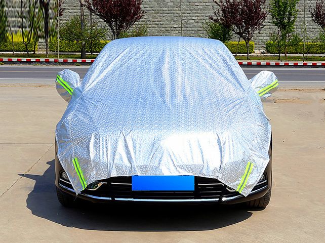 Bạt Che Nửa Xe Rằn Ri (Loại Dày) 