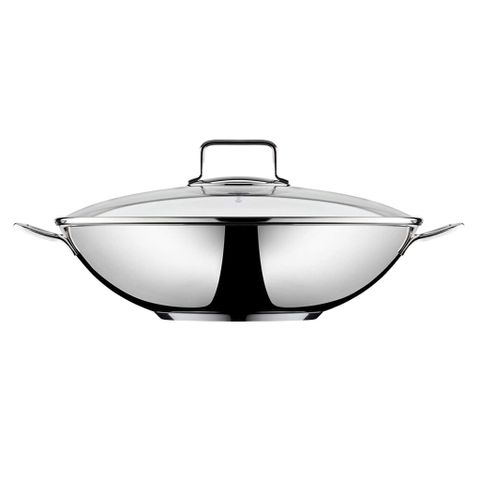 Chảo WMF Wok Party 28cm - Chất liệu Cromargan Cao Cấp, Chống Dính, Dùng Được Trên Tất Cả Các Loại Bếp, Hàng Nội Địa Đức