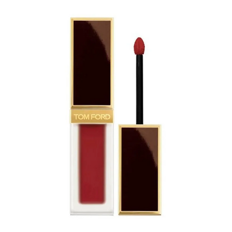 (Cao cấp) Son Kem Tom Ford TF Lip Liquid Luxe Matte 133 Carlet Stiletto Màu Đỏ Gạch Chính hãng