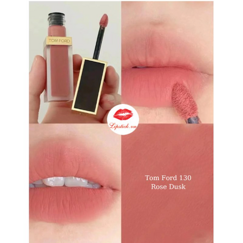 (Cao cấp) Son Kem Tom Ford 130 Rose Dusk Màu Hồng Cam Đất Chính hãng