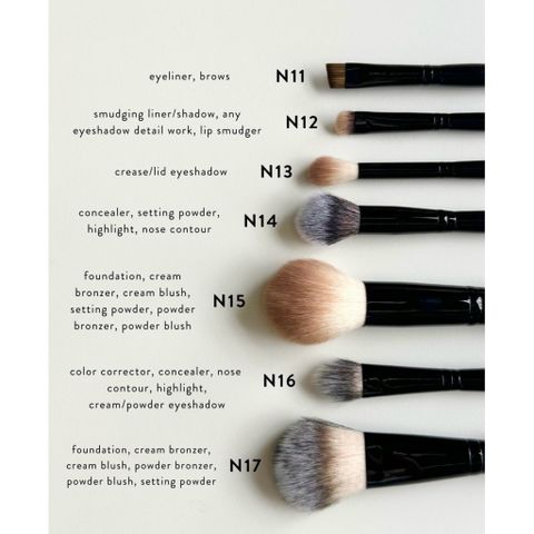 (Bộ 7 Cây) Bộ Cọ Trang Điểm BK Beauty Nikki La Rose Pro Artist Brush Set 7 Cây Chính Hãng