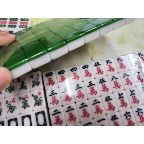 Mạt chược size nhỏ ốp lưng xanh 26mm - 144 quân