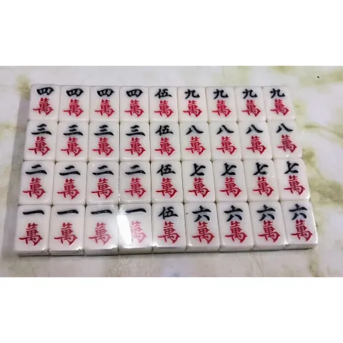 Mạt chược size nhỏ ốp lưng xanh 26mm - 144 quân