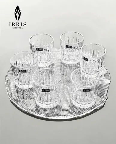 Bộ 6 cốc pha lê thuỷ tinh Irris GT8181