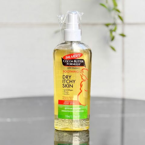 Dầu dưỡng da Palmer's Cocoa Butter Formula Soothing Oil 150ml - cho da khô ngứa
