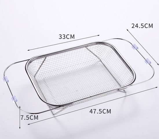 RỔ INOX GÁC BỒN RỬA CHÉN (TV1537)