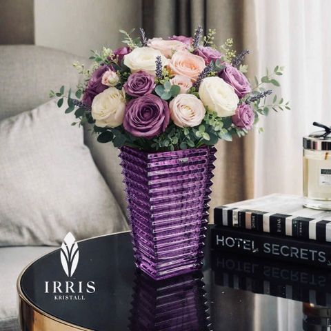 Lọ hoa tháp kim cương Irris 28cm
