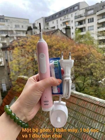 Bàn chải điện Oral B Vitality Pro 3 chế độ làm sạch 4 màu để lựa chọn