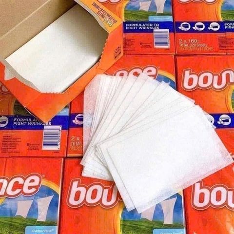 Giấy thơm quần áo Bounce 400 tờ mềm vải thơm lâu