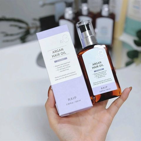 Tinh dầu dưỡng tóc Argan R3 Elegance tím mềm mượt