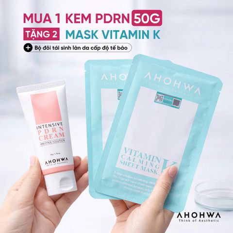 AHOHWA PDRN CREAM – KEM PHỤC HỒI ĐA TẦNG, TÁI TẠO DA TỪ GỐC 50G