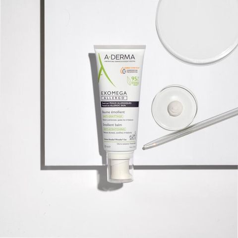 Kem Dưỡng Ẩm A-Derma Exomega Control 200ml - Giảm Ngứa, Chăm Sóc Da Khô & Viêm Da Cơ Địa, Không Chất Bảo Quản