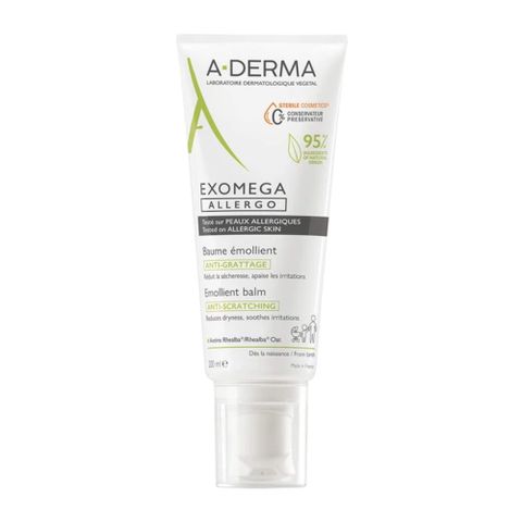 Kem Dưỡng Ẩm A-Derma Exomega Control 200ml - Giảm Ngứa, Chăm Sóc Da Khô & Viêm Da Cơ Địa, Không Chất Bảo Quản