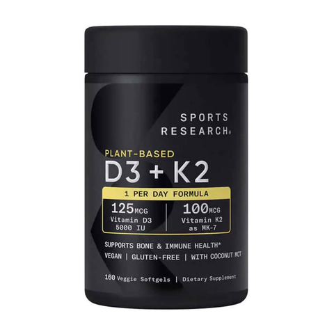 Viên uống bổ sung vitamin D3 + K2 SR Sport Research D3 + K2 472082