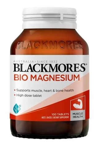 Viên uống Blackmores Bio Magnesium - Hỗ trợ sức khỏe cơ bắp, tim mạch và hệ thần kinh - 100 viên nhập khẩu chính ngạch từ Úc