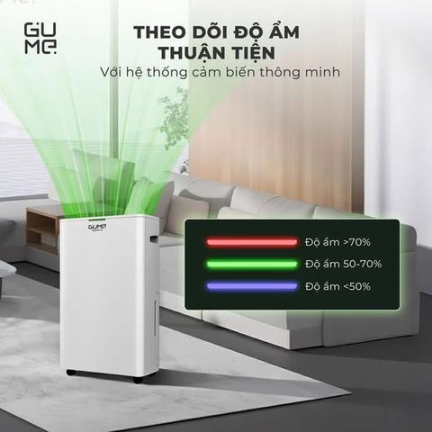 MÁY HÚT ẨM KIÊM LỌC KHÔNG KHÍ GUME GM-D2 (25L/ngày)