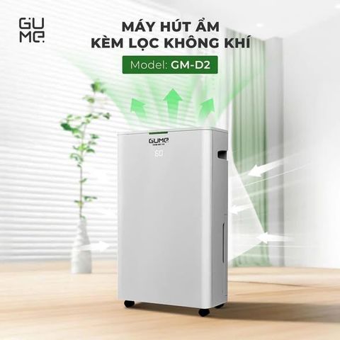 MÁY HÚT ẨM KIÊM LỌC KHÔNG KHÍ GUME GM-D2 (25L/ngày)