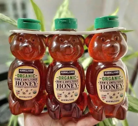 Mật Ong Kirkland Signature Raw Organic Bear loại 