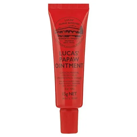 Lucas’ Papaw Ointment - Kem Đu Đủ Đa Năng Chăm Sóc Da Mặt 15g - Dưỡng Ẩm, Chống Nẻ và Hỗ Trợ Bỏng dùng cho Trẻ Em
