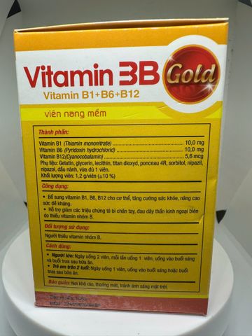 Viên uống VITAMIN 3B Phúc Vinh giúp bồi bổ cơ thể (Hộp 100 viên)