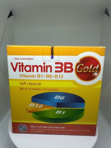 Viên uống VITAMIN 3B Phúc Vinh giúp bồi bổ cơ thể (Hộp 100 viên)