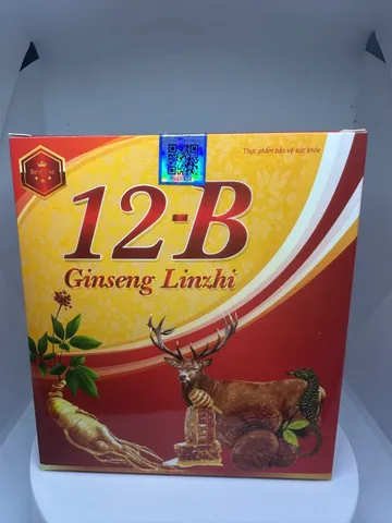 Viên uống 12B Ginseng Linzhi Giúp Bổ Sung Sức Khỏe, Tăng Cường Sức Đề Kháng - Hộp 100 viên