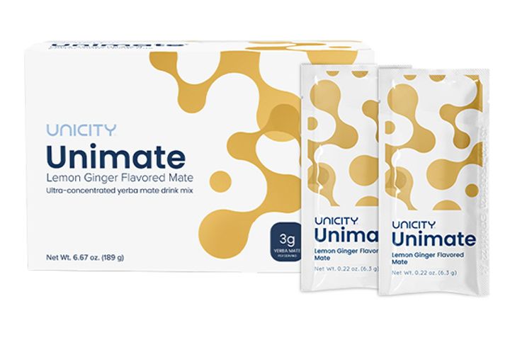 Bột Uống Unimate Chanh Gừng Unicity - Tăng Cường Năng Lượng, Tập Trung, Giảm Căng Thẳng và Hỗ Trợ Giảm Cân 656417