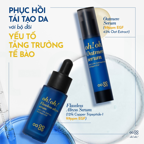 Tinh Chất Tế Bào Gốc Oh!Oh! Oatmere Serum Hỗ Trợ Tái Tạo Da 25ml