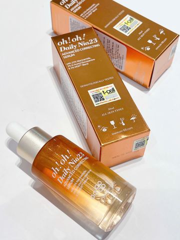 Serum Niacinamide OhOh 23 Daily Nia 23 Correcting Dưỡng Sáng Mờ Thâm 30ml
