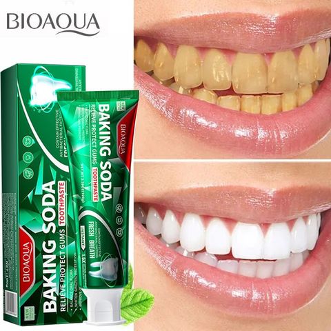 Florua Baking soda 100g Làm Trắng Răng Kem Đánh Răng loại bỏ cao răng hôi miệng tẩy ố vàng Không Chứa