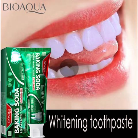 Florua Baking soda 100g Làm Trắng Răng Kem Đánh Răng loại bỏ cao răng hôi miệng tẩy ố vàng Không Chứa