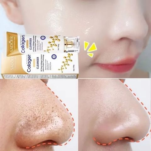 Sữa Rửa Mặt Collagen Anti-Aging Facial Cleanser Làm Trắng Da Dưỡng Ẩm Loại Bỏ Bụi Bẩn 100g