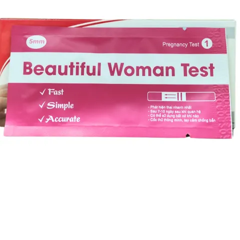 [Che Tên SP] Que thử thai Beautiful Woman Test Thử Thai Nhanh Chóng Chính Xác 99.9% - Hộp 1 cái