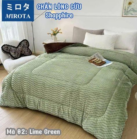CHĂN LÔNG CỪU NHẬT BẢN MIROTA (2x2m3, 5kg)