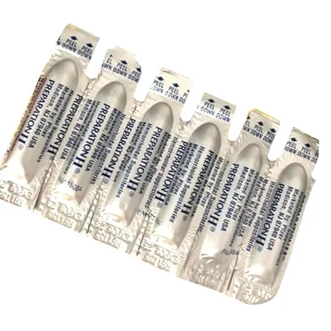Viên đặt hỗ trợ trĩ Preparation H Hemorrhoidal Suppositories 12 viên 656578