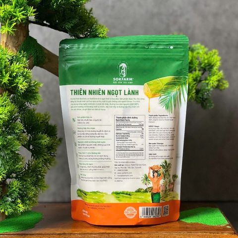 Đường hoa dừa hữu cơ Organic Sokfarm 300g 656636