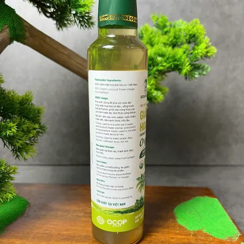 Giấm mật hoa dừa organic Sokfarm 265ml 656635
