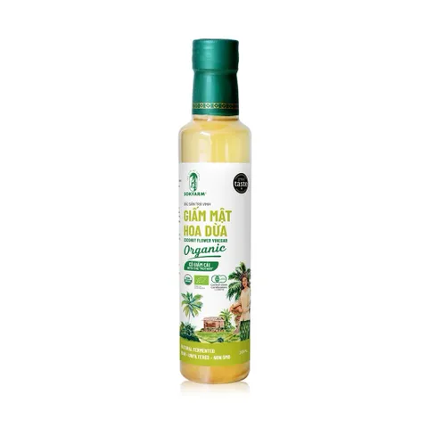Combo giấm hoa dừa và mật hoa dừa cô đặc Sokfarm tốt cho hệ tiêu hoá 656639