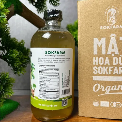 Giấm mật hoa dừa organic Sokfarm 500ml 656644